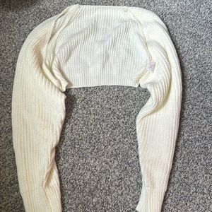 off white cropped sweater